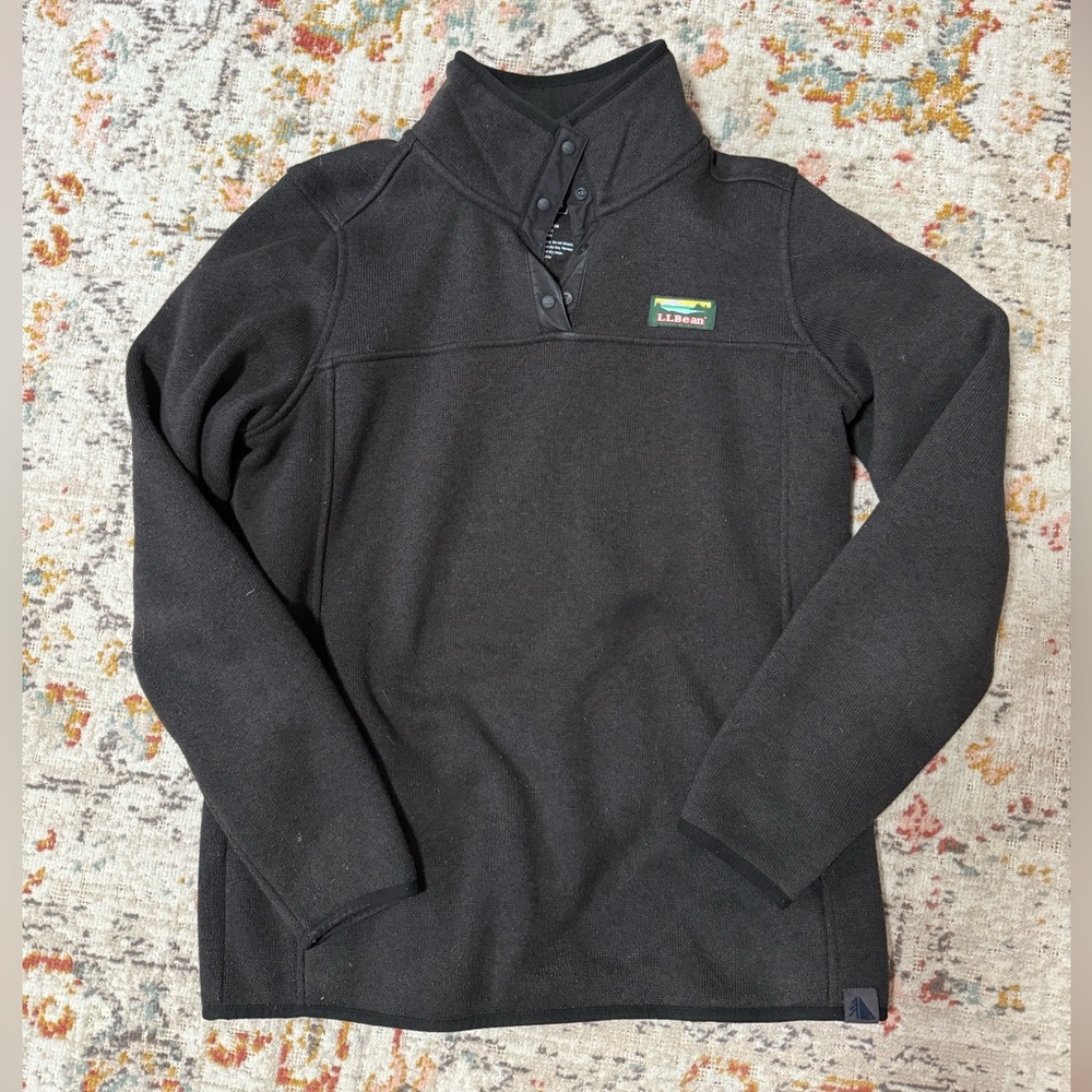 L.L. Bean Charcoal Gray Pullover - Womens M